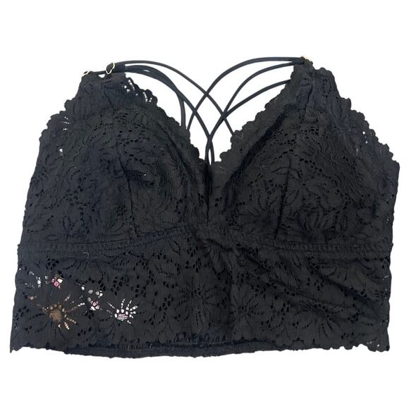 Victoria Secret Pink Size Large Black Lace Intimate Bra - Picture 1 of 5